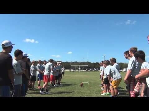Video of Kicking World Field Goal Technique (Yellow Shorts)