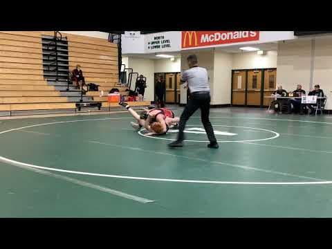 Video of Garrett vs Roe (red and black singlet )