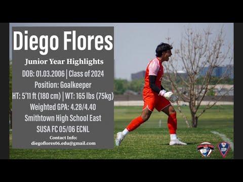 Video of Diego Flores 2024 Goalkeeper - Junior Year Highlights