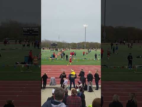 Video of Jack 3200m finish at Oakland Univ 2023 Elaine Leigh Invitational