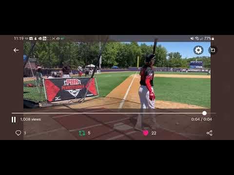 Video of Elite Baseball National Team PBR Scout Day Hitting (91 Exit Velo)
