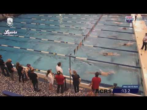 Video of 100Y Backstroke - OK State Championship | Lane 4