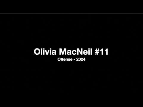 Video of Olivia MacNeil (2025 SS / C / Utility) - Offence - 2024