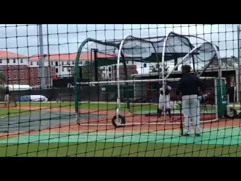 Video of Batting Practice at Florida Tech (12/10/16)