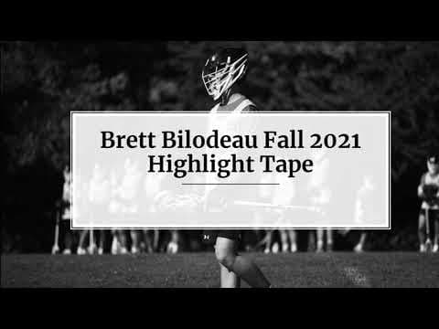 Video of Brett Bilodeau Senior Fall 2021 Highlight Tape (Grad ‘22)