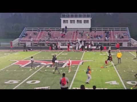 Video of Emery B, second leg in the  4x1 8th grade