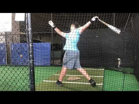 Video of hitting practice 