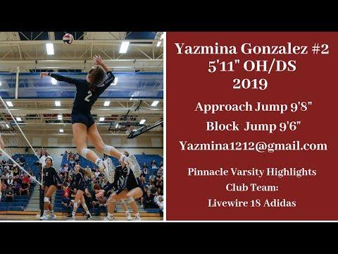 Video of #2 Yazmina Gonzalez 5'11" 2019 OUTSIDE HITTER OH/DS Volleyball Highlights