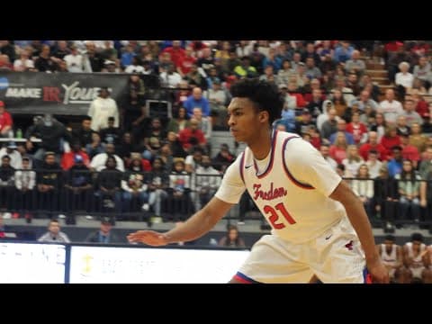 Video of #21 Nicholas Johnson highlights freedom high school
