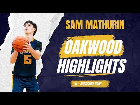 Video of Sam Mathurin | 2029 6'5 SG | Varsity highlights