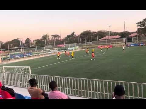 Video of Top corner free kick 
