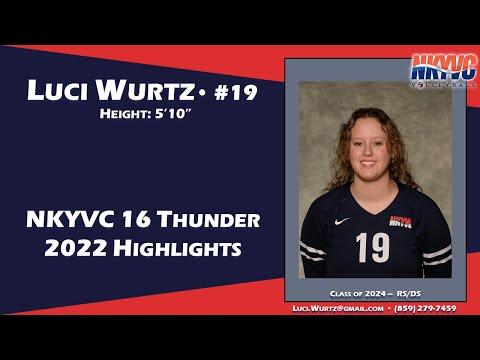 Video of Luci Wurtz - Class of 2024 - RS/DS - 2022 NKYVC Highlights