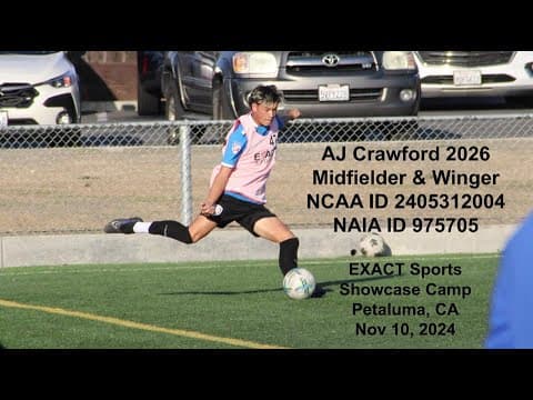 Video of 20241110 EXACT Sports Showcase Camp - Petaluma, CA