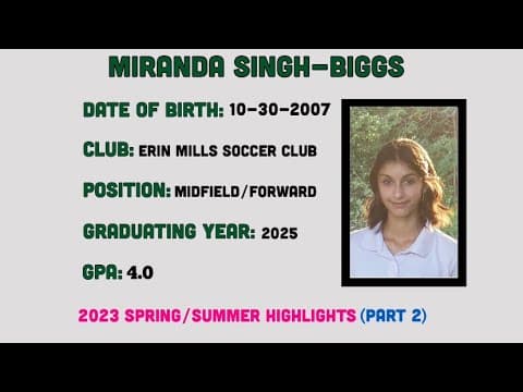 Video of Miranda Singh-Biggs: 2023 Spring/Summer Highlights (PART 2)