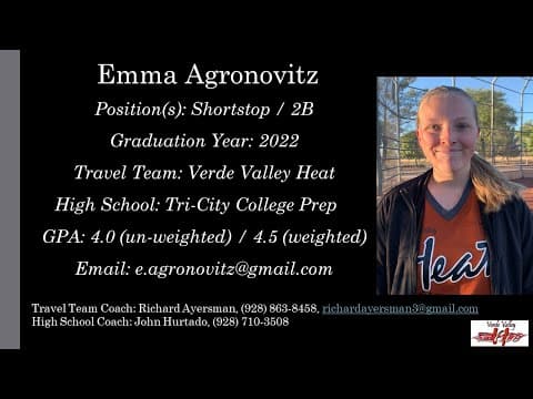 Video of Skills - Agronovitz 12/19