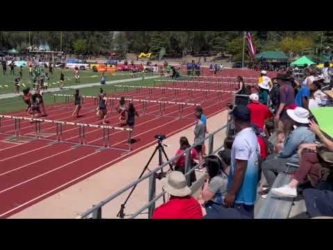 Video of 100mh champion for CIF finals southern sec