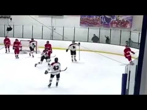 Video of Net Front Backhand Goal VS Little Caesars 16U Tier 1