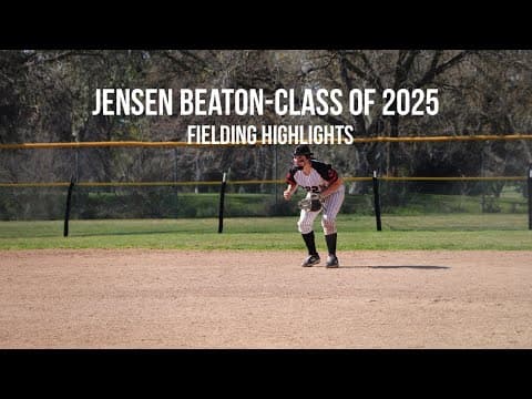 Video of Jensen Beaton Fielding Highlights