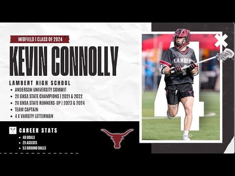 Video of Kevin Connolly Lambert High School