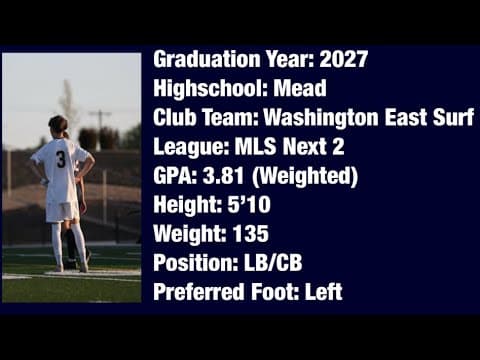 Video of Brandon Grentz 2027 Summer Highlights