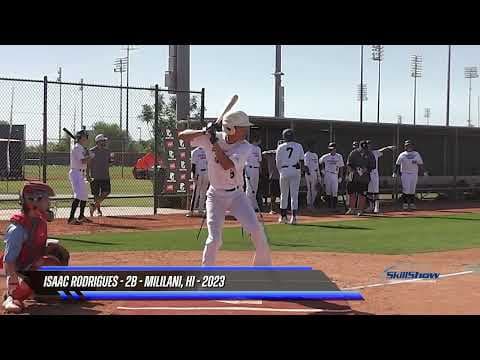 Video of Isaac Rodrigues 2B/SS Mililani, HI 2023