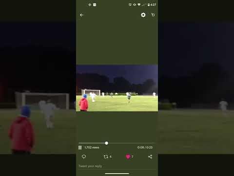 Video of Blocked Clear from Goalie for score. 2022