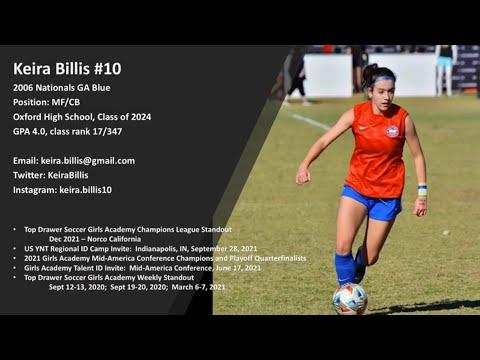Video of Keira Billis - Fall 2021 highlights