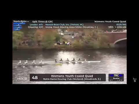 Video of 2022 Head of the Charles Boston 4x+ (3 seat)