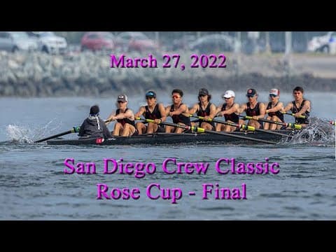 Video of 1st at Crew classic 2022 u16 8+