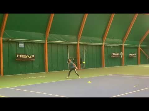 Video of Niyati Practice @ Piatti Tennis Centre Italy 