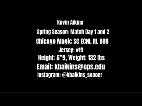 Video of Kevin Aikins - Spring Season: Match Day 1 and 2 