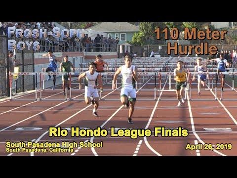 Video of Rio Hondo League Finals 110m hurdles