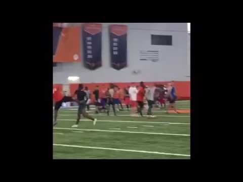 Video of some Clemson and South Carolina camps footage