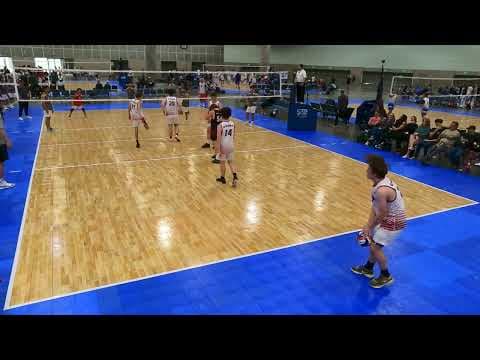 Video of SoCalCup Day 2 Match 1 set 1cont. Cooper Barrus, #24 setter