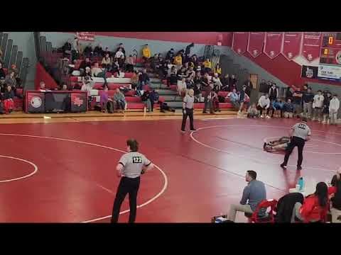 Video of Tyler Martinez (West Milford) Semifinal round 2023-2024 New Jersey District Tournament 