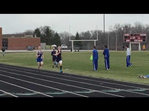 Video of Ryan Garvey 800 meter win