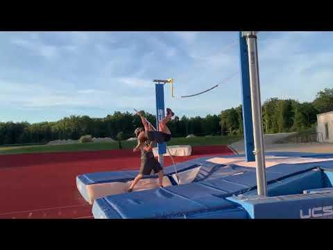 Video of Dana Shale (2021) 10’6” training with Tim Mack