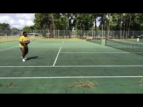 Video of tennis highlights