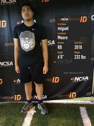 Miguel Moore Football recruiting profile image