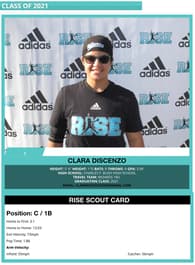 Clara Discenzo Softball recruiting profile image