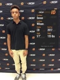 Devon Wilson Football recruiting profile image