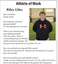 Riley Giles Football recruiting profile image