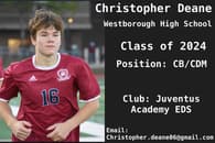Christopher Deane Men's Soccer recruiting profile image