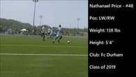 Nathanael Price Men's Soccer recruiting profile image
