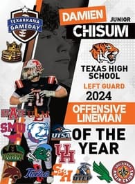Damien Chisum Football recruiting profile image
