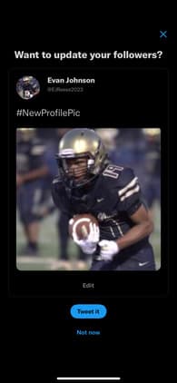 Evan Johnson Football recruiting profile image