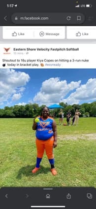 Nakiya Copes Softball recruiting profile image