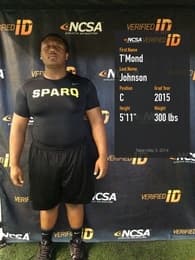 T'Mond Johnson Football recruiting profile image