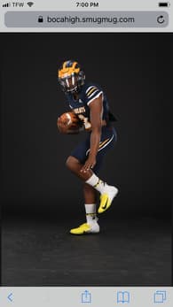 Tranell Hollis Football recruiting profile image