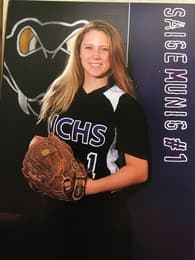 Saige Munig Softball recruiting profile image